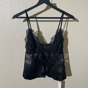 Elegant Black Lace Camisole